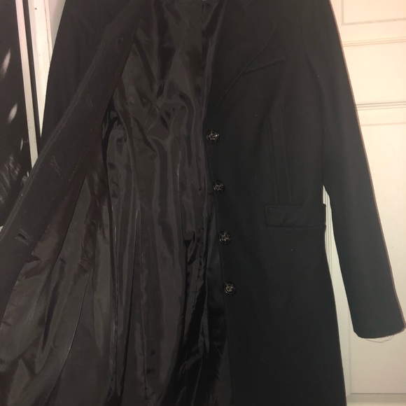 Women’s black wool coat - Picture 2 of 3